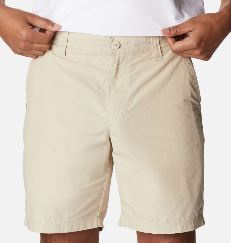 Thumbnail: Men's Washed Out Shorts, Color: Fossil, image 4