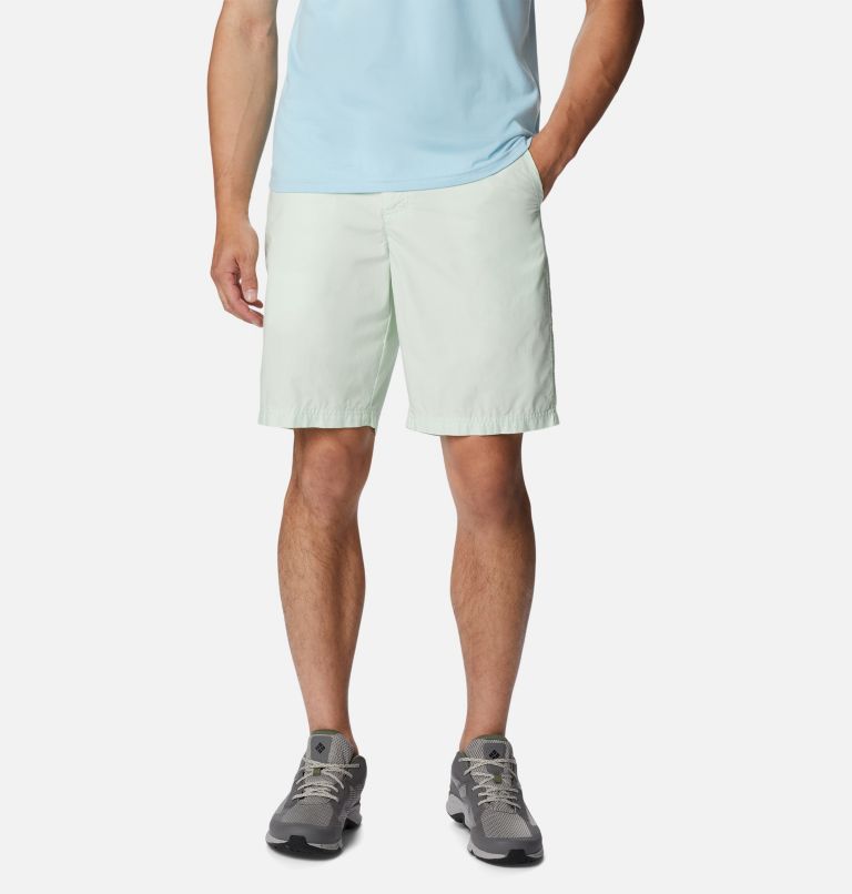 Men's Washed Out Shorts, Color: Ice Green, image 1