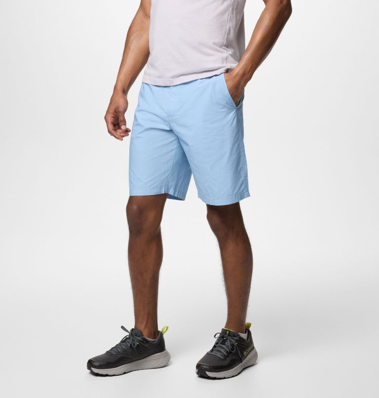 Men's Washed Out Shorts, Color: Ripple Blue, image 4