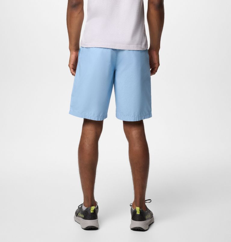 Men's Washed Out Shorts, Color: Ripple Blue, image 3