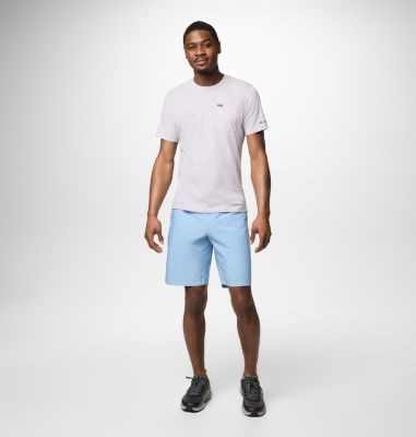 Men's Washed Out Shorts, Color: Ripple Blue, image 2