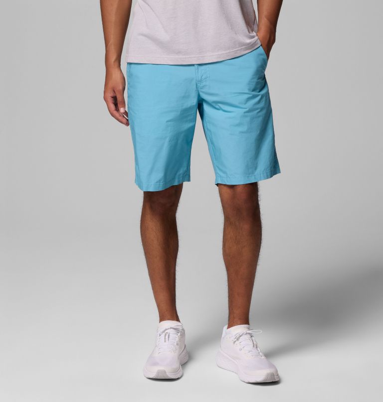 Men's Washed Out Shorts, Color: Vintage Blue, image 1