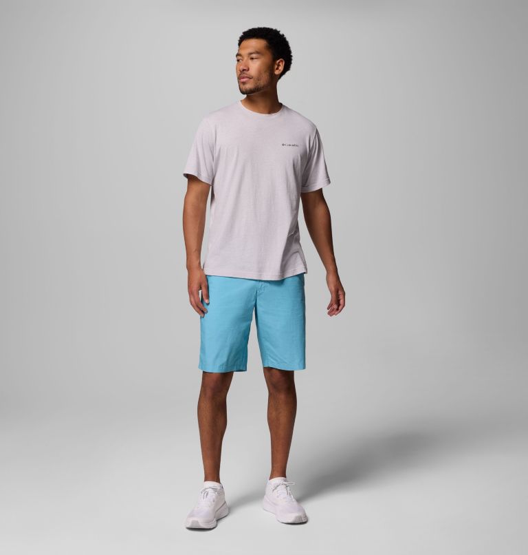 Men's Washed Out Shorts, Color: Vintage Blue, image 2
