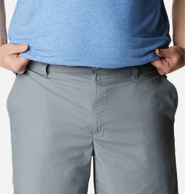Thumbnail: Men's Washed Out Shorts - Big, Color: Grey Ash, image 4