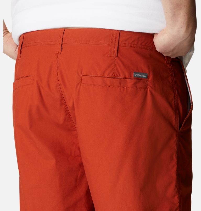 Thumbnail: Men's Washed Out Shorts - Big, Color: Dark Sienna, image 5