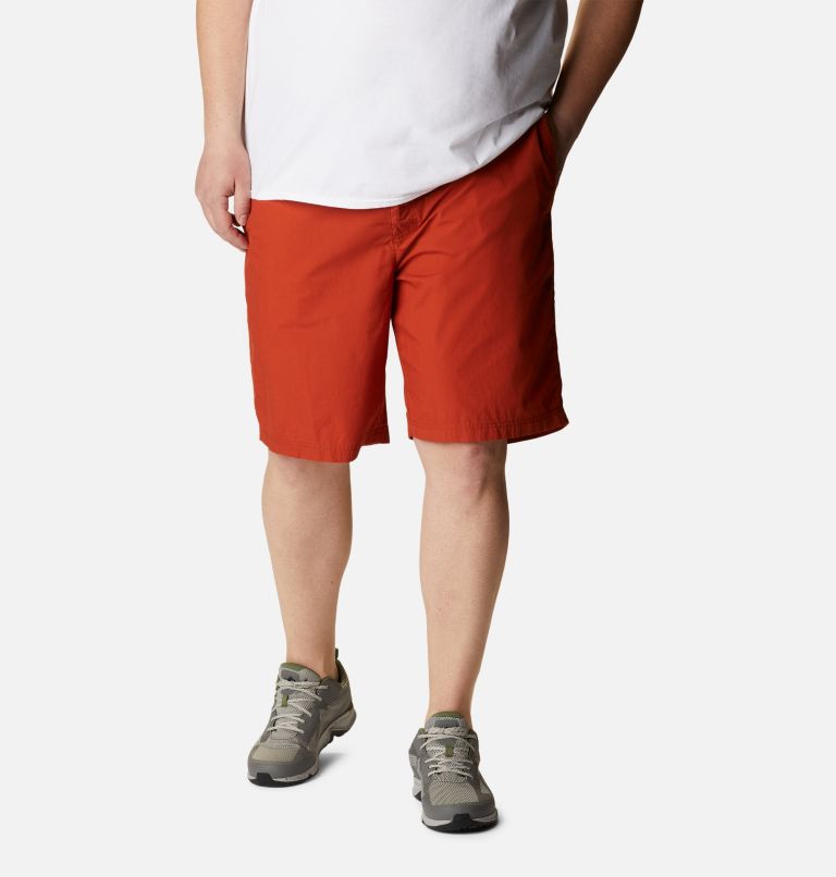 Men's Washed Out Shorts - Big, Color: Dark Sienna, image 1