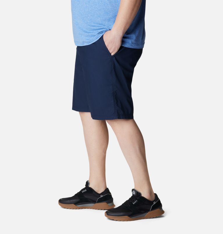 Thumbnail: Men's Washed Out Shorts - Big, Color: Collegiate Navy, image 3