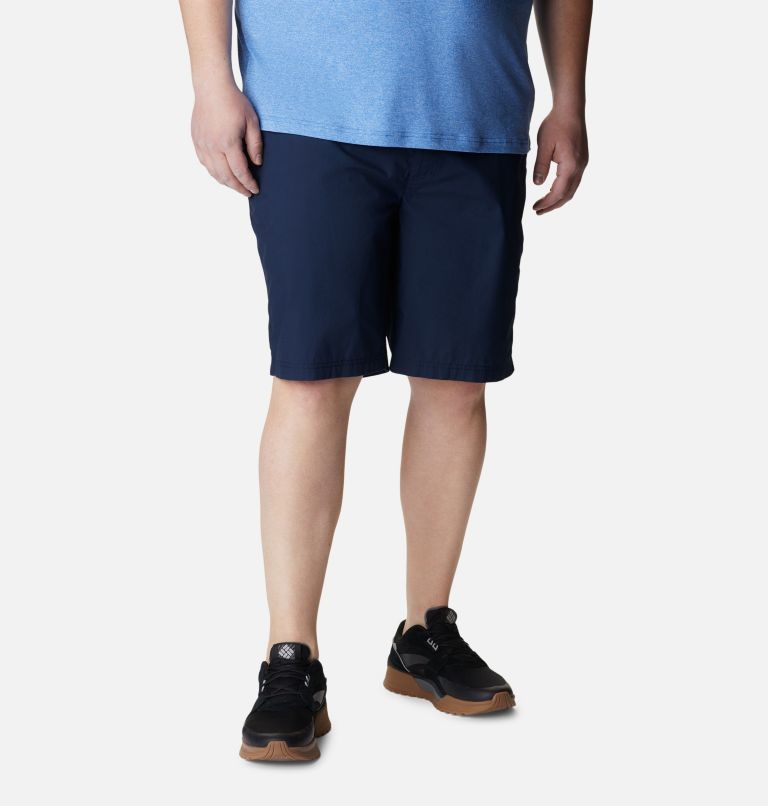 Thumbnail: Men's Washed Out Shorts - Big, Color: Collegiate Navy, image 1