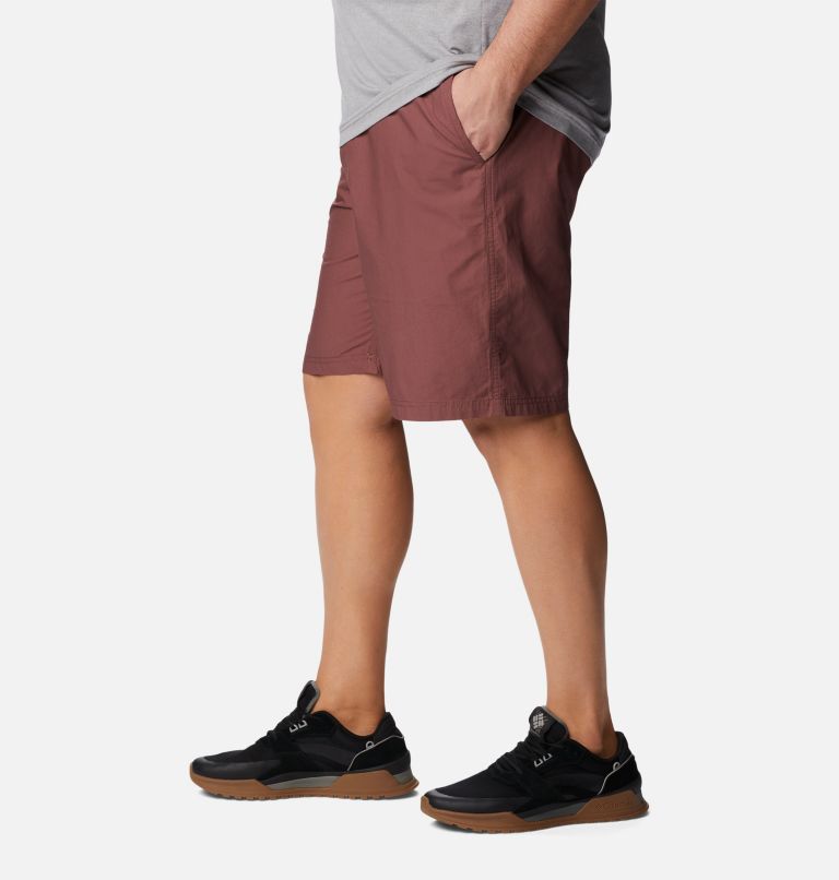 Thumbnail: Men's Washed Out Shorts - Big, Color: Light Raisin, image 3