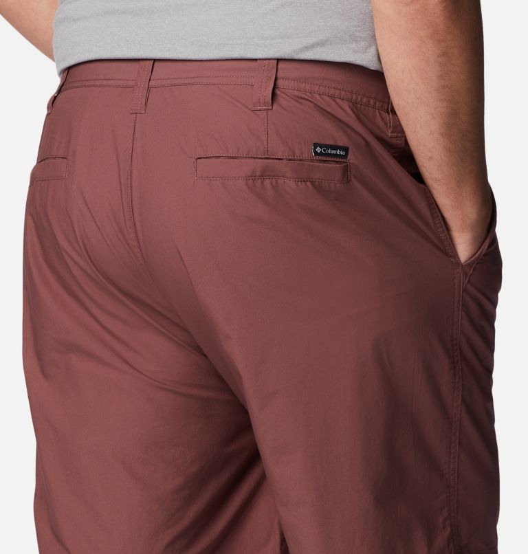 Thumbnail: Men's Washed Out Shorts - Big, Color: Light Raisin, image 5