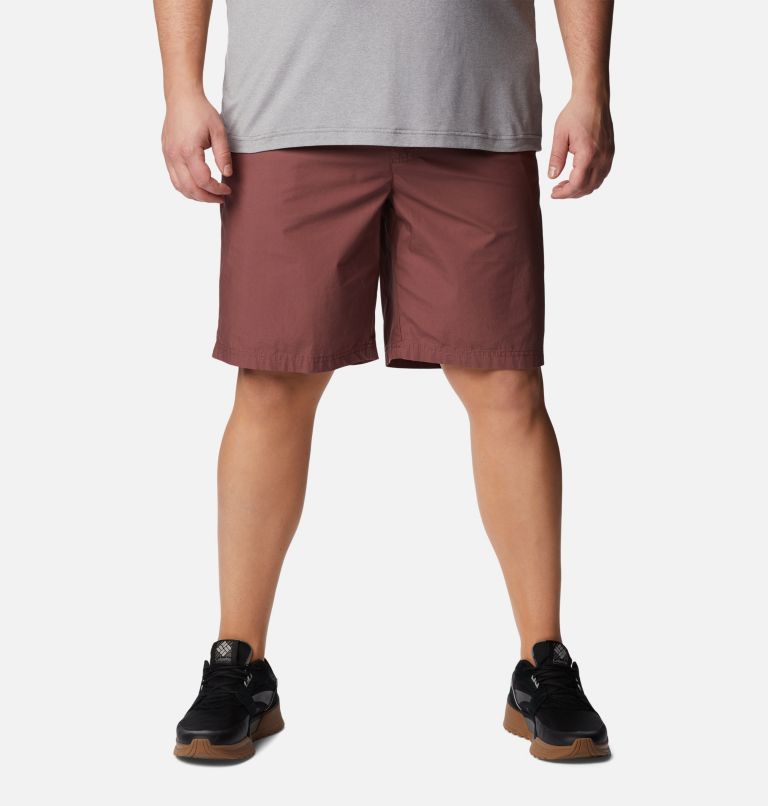 Thumbnail: Men's Washed Out Shorts - Big, Color: Light Raisin, image 1