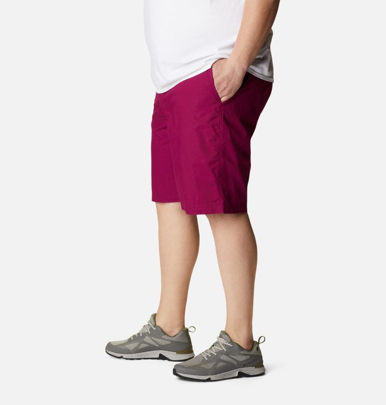 Thumbnail: Men's Washed Out Shorts - Big, Color: Red Onion, image 3