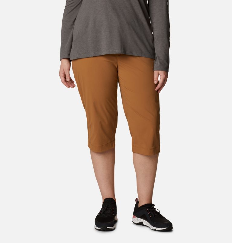 Women's Anytime Outdoor Capris - Plus Size, Color: Elk, image 1