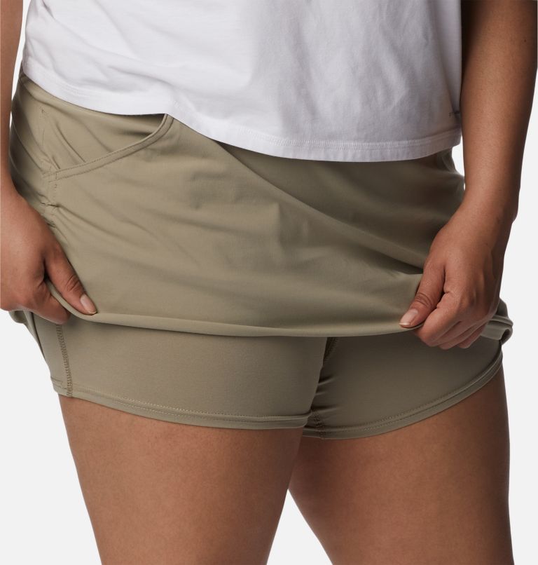 Thumbnail: Women's Anytime Casual Skort – Plus Size, Color: Tusk, image 6