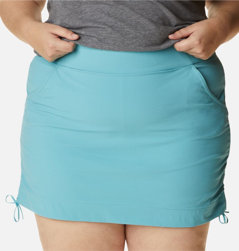 Thumbnail: Women's Anytime Casual Skort – Plus Size, Color: Sea Wave, image 4