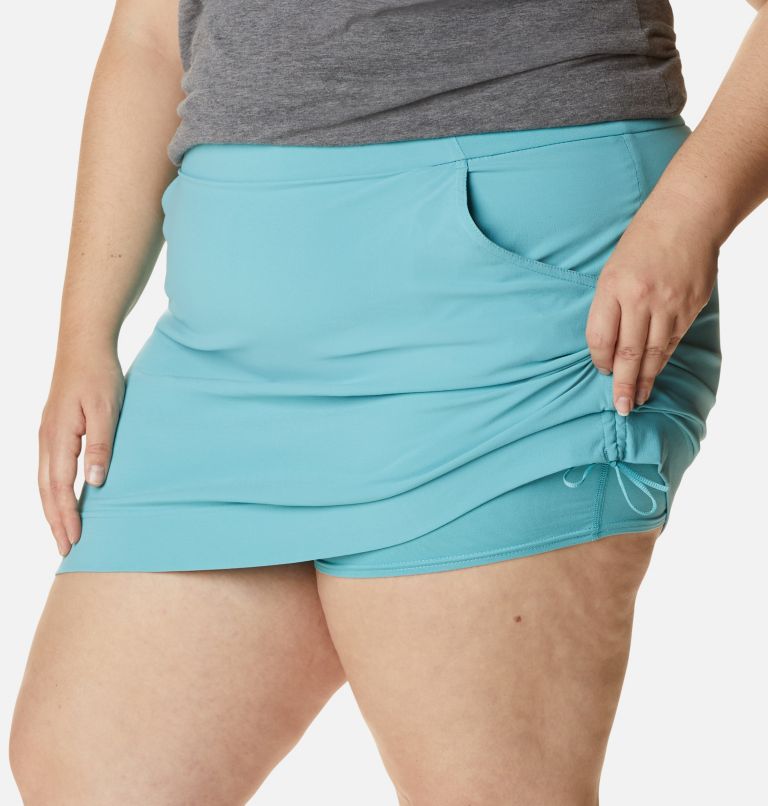 Thumbnail: Women's Anytime Casual Skort – Plus Size, Color: Sea Wave, image 6