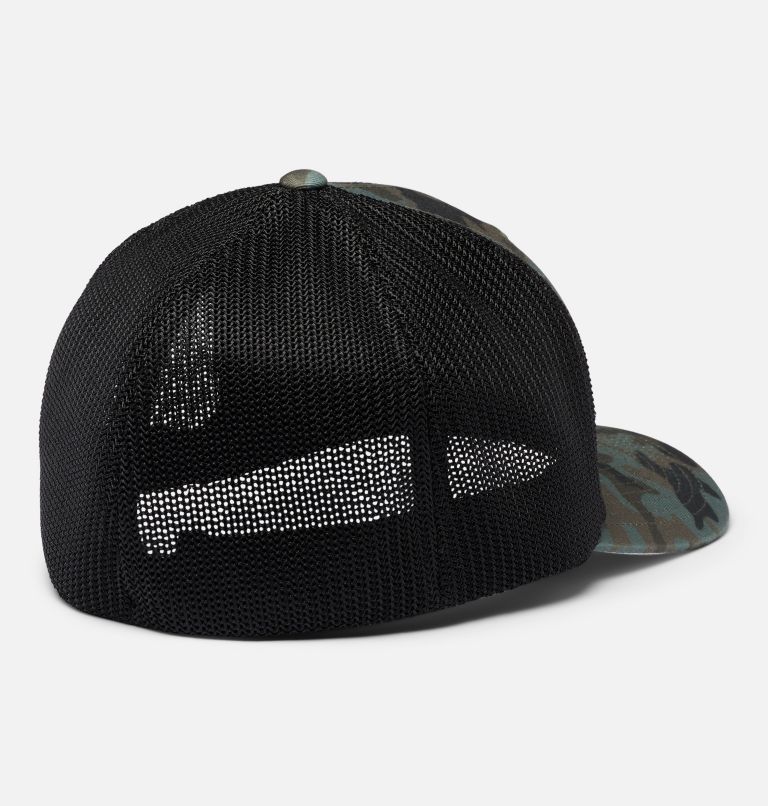 Columbia Mesh Ball Cap, Color: Black Trad Camo, Patch, image 2