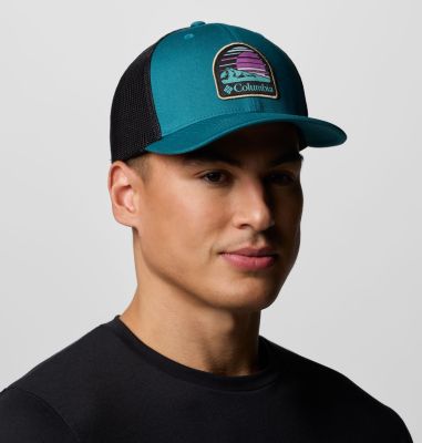 Columbia Mesh Snapback Unisex, Color: River Blue, Black, Peaceful Perspective, image 3