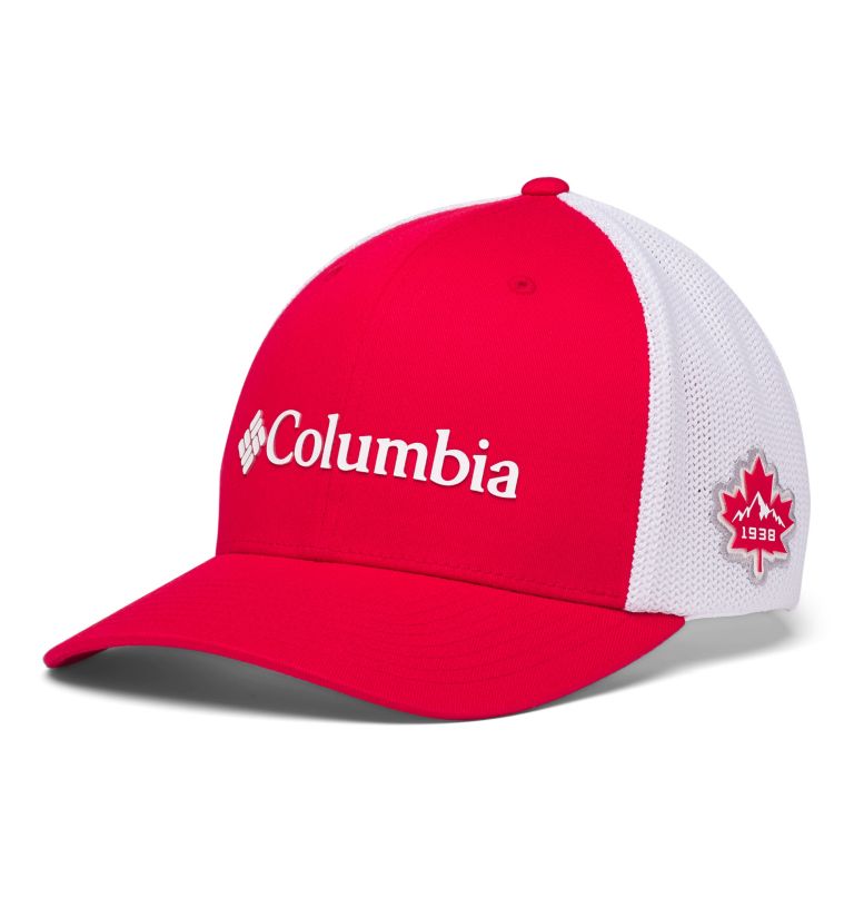 Columbia Mesh Ballcap | 613 | S/M, Color: Mountain Red, image 1