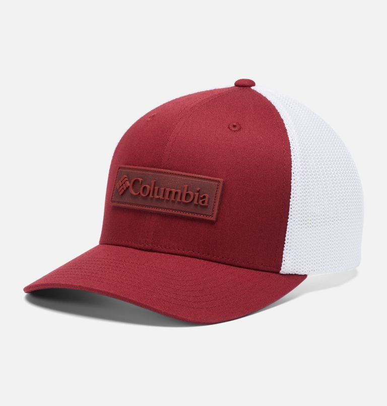 Columbia Mesh Ball Cap, Color: Red Jasper, Patch, image 1
