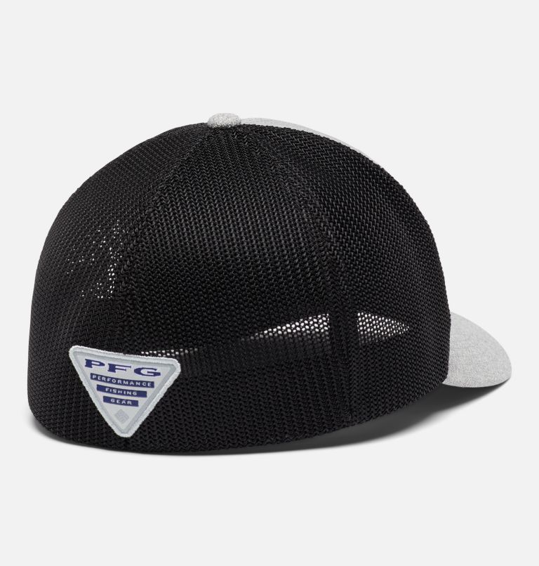 PFG Logo Mesh Ball Cap, Color: Cool Grey Heather, Black, image 2