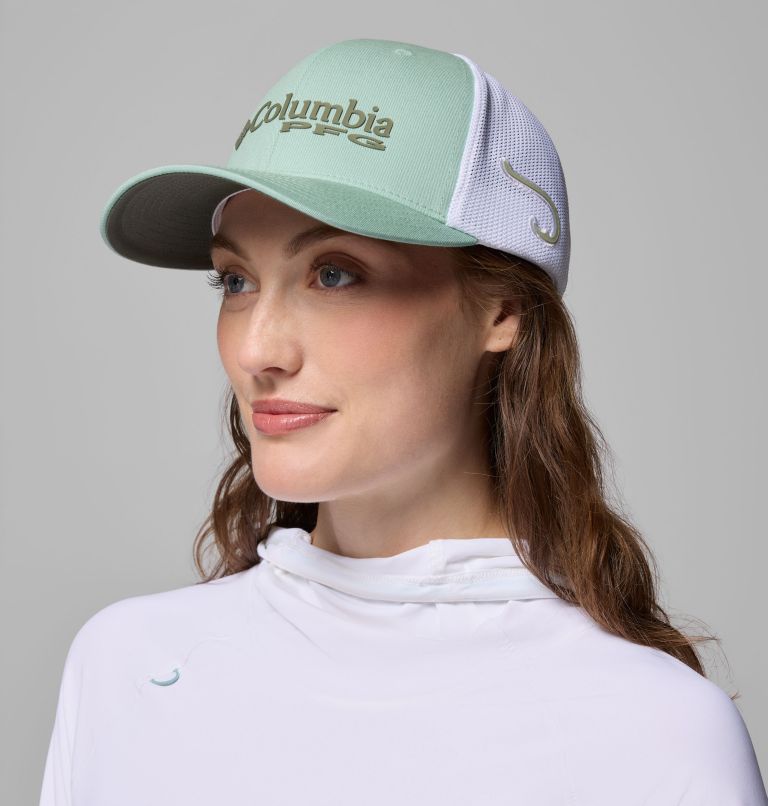 PFG Mesh Ball Cap | 357 | L/XL, Color: Misty Jade, White, Hook, image 5
