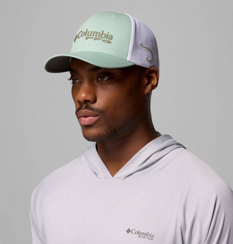 PFG Mesh Ball Cap | 357 | L/XL, Color: Misty Jade, White, Hook, image 3