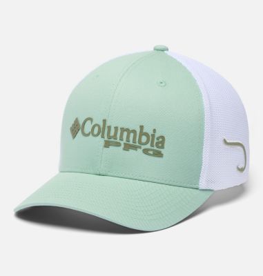 Unisex PFG Logo Mesh Cap, Color: Misty Jade, White, Hook, image 1