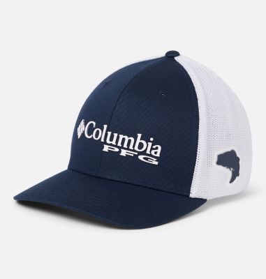 Columbia PFG Clemson Tigers Baseball Cap Strapback Hat Men OSFA Orange Gray  Fish 