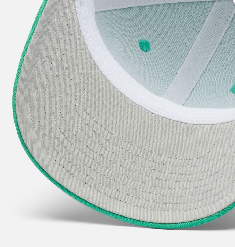 PFG Logo Mesh Ball Cap - Mid Crown, Color: Electric Turquoise, Cool Grey, Hook, image 3