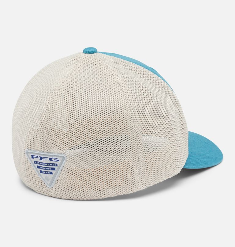 Junior PFG Mesh Ball Cap, Color: Canyon Blue, Fossil, PFG Arch 1995, image 2