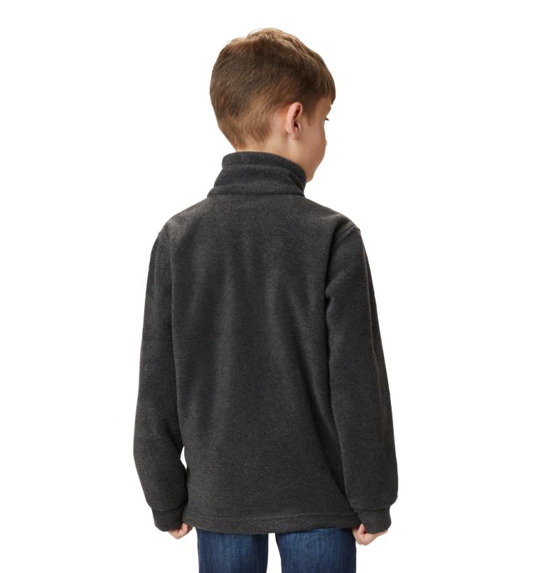 Boys’ Steens Mountain II Fleece Jacket, Color: Charcoal Heather, image 5