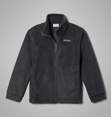 Boys&rsquo; Steens Mountain II Fleece Jacket, Color: Charcoal Heather