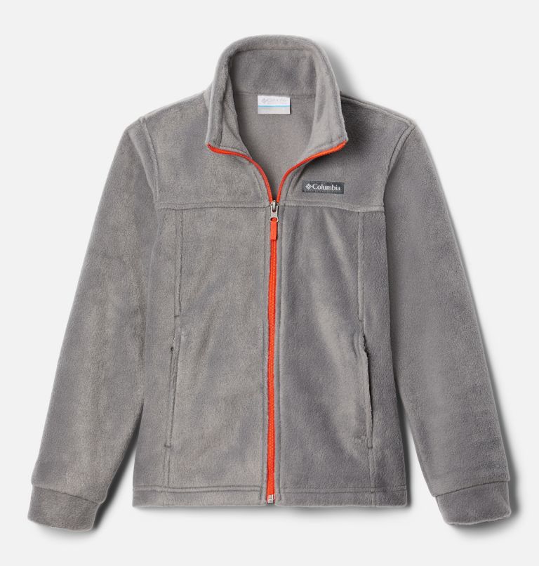 Thumbnail: Boys’ Steens Mountain II Fleece Jacket, Color: City Grey, image 1