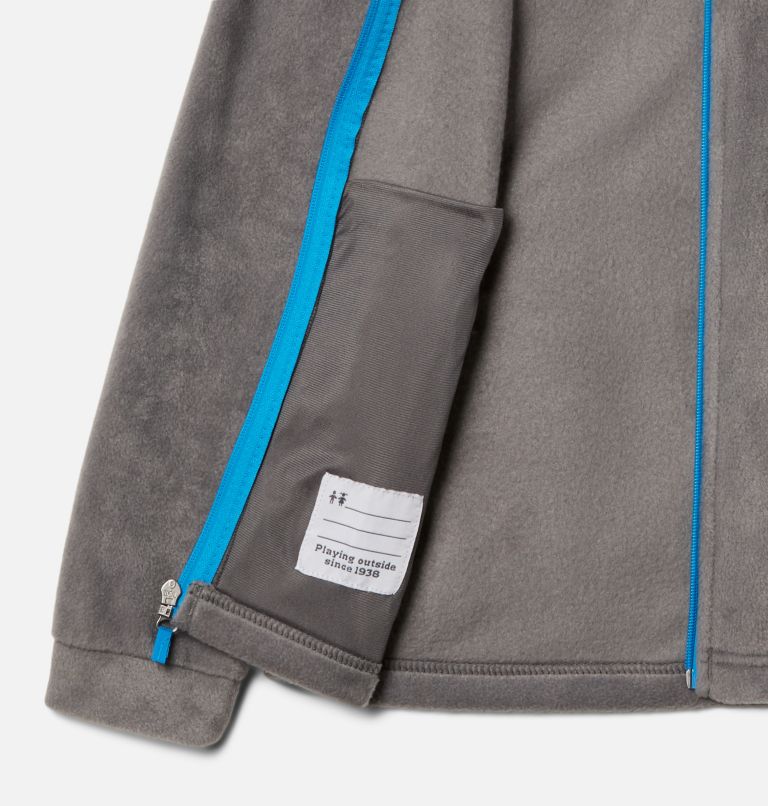 Boys’ Steens Mountain II Fleece Jacket, Color: City Grey, image 3