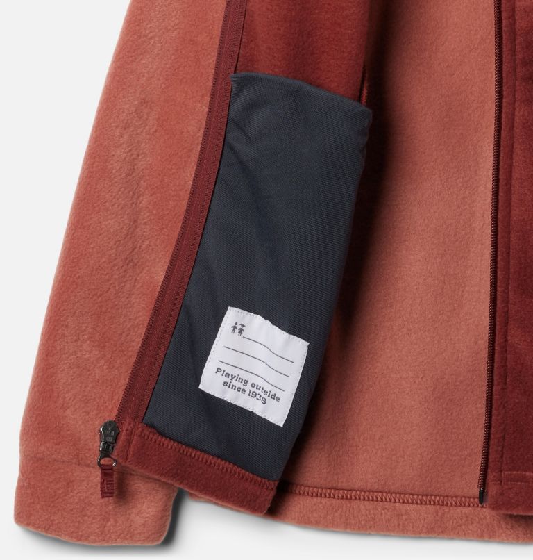 Boys’ Steens Mountain II Fleece Jacket, Color: Auburn, Spice, image 3