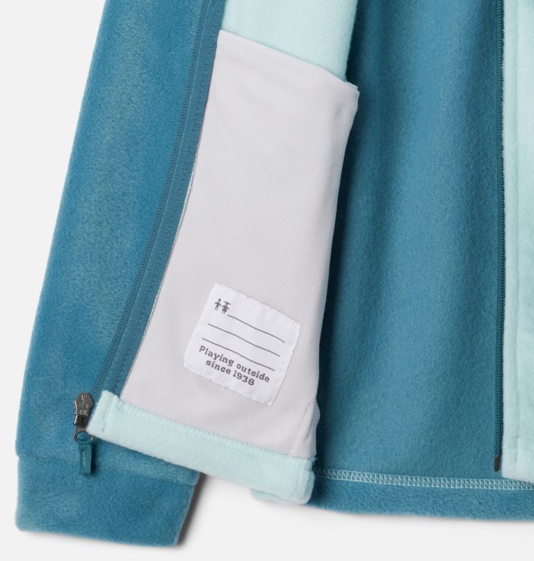 Boys’ Steens Mountain II Fleece Jacket, Color: Cloudburst, Spray, image 3