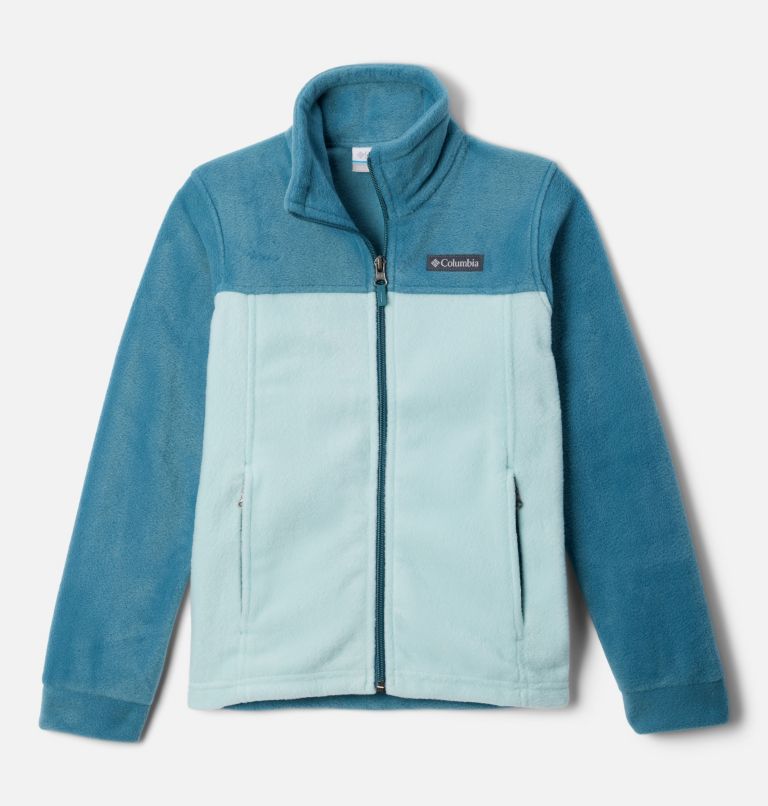 Boys’ Steens Mountain II Fleece Jacket, Color: Cloudburst, Spray, image 1