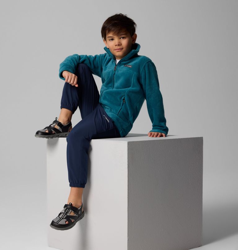 Boys' Steens Mountain II Fleece Jacket, Color: River Blue, image 6