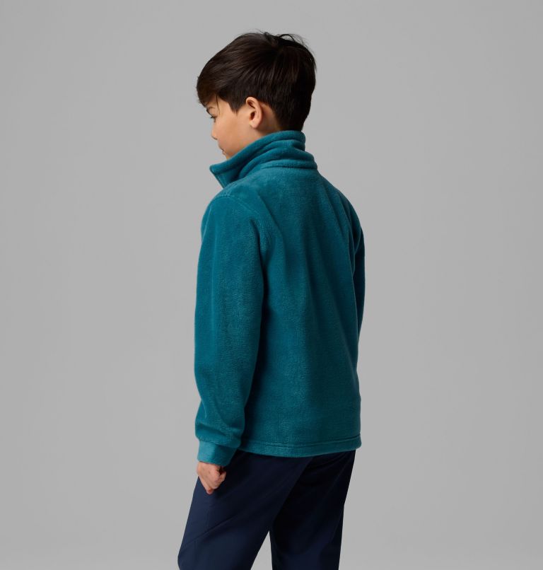 Boys' Steens Mountain II Fleece Jacket, Color: River Blue, image 3