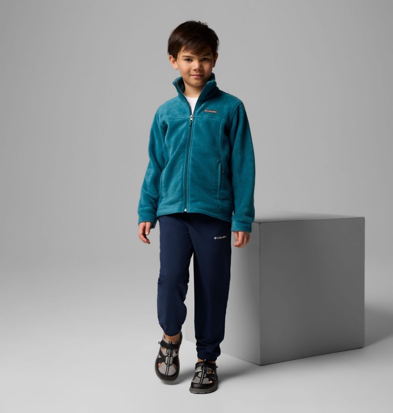 Boys' Steens Mountain II Fleece Jacket, Color: River Blue, image 1
