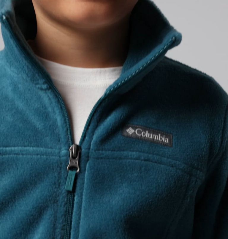 Boys' Steens Mountain II Fleece Jacket, Color: River Blue, image 2