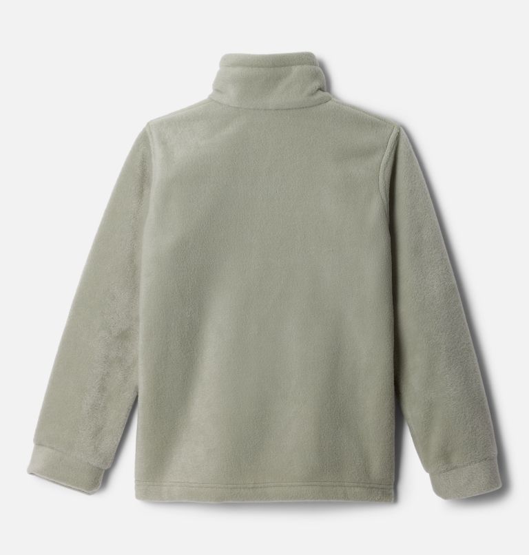 Boys' Steens Mountain II Fleece Jacket, Color: Stone Green, Safari, image 2
