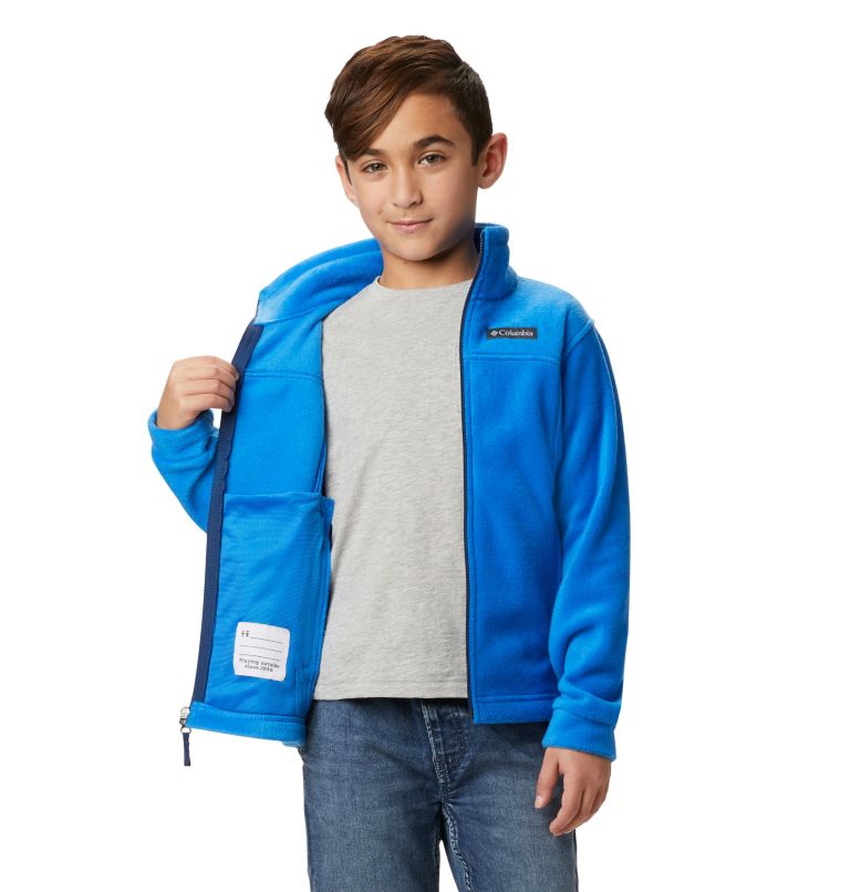 Boys' Steens Mountain II Fleece Jacket, Color: Super Blue, image 6