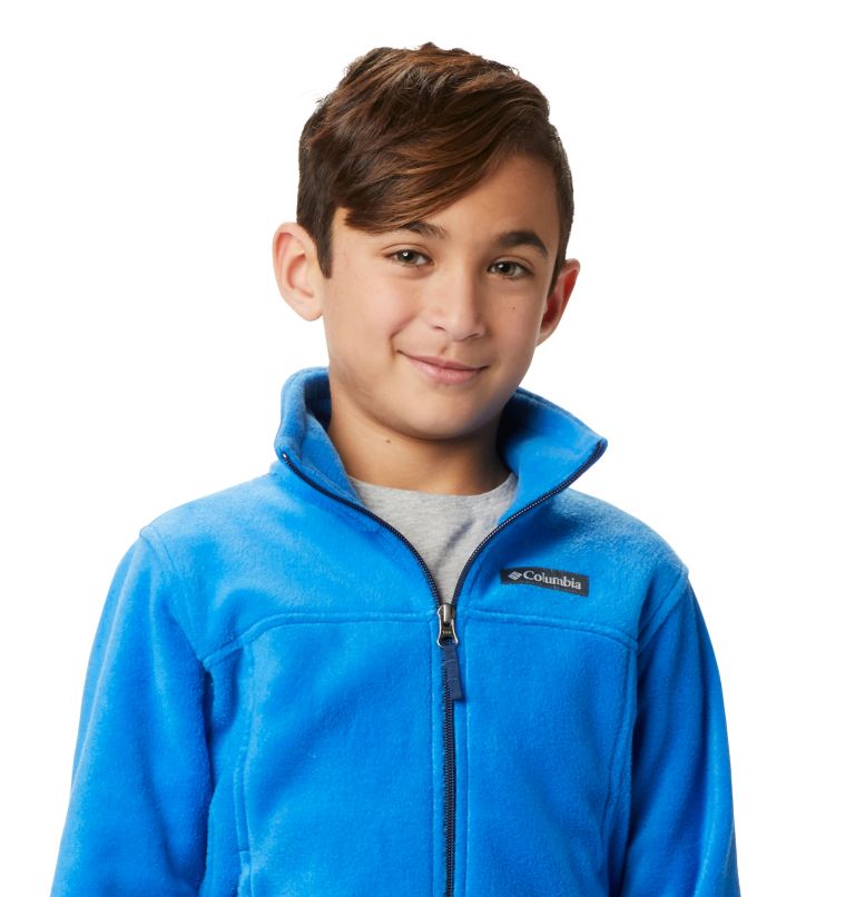 Boys' Steens Mountain II Fleece Jacket, Color: Super Blue, image 7