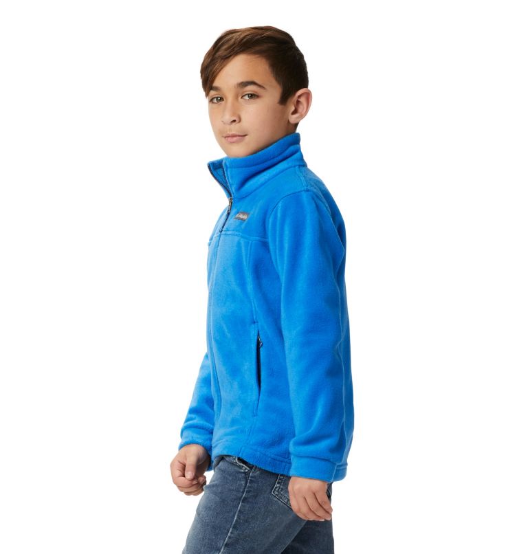 Boys' Steens Mountain II Fleece Jacket, Color: Super Blue, image 8