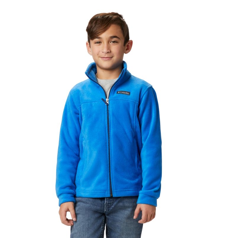 Boys' Steens Mountain II Fleece Jacket, Color: Super Blue, image 1