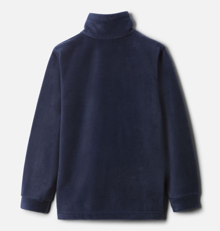 Boys' Steens Mountain II Fleece Jacket, Color: Bright Indigo, Collegiate Navy, image 2