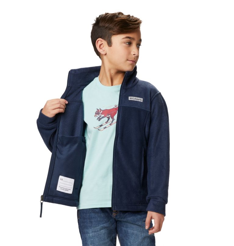  Columbia Youth Unisex Back Bowl Full Zip Fleece, Collegiate  Navy/Bright Indigo, XX-Small: Clothing, Shoes & Jewelry