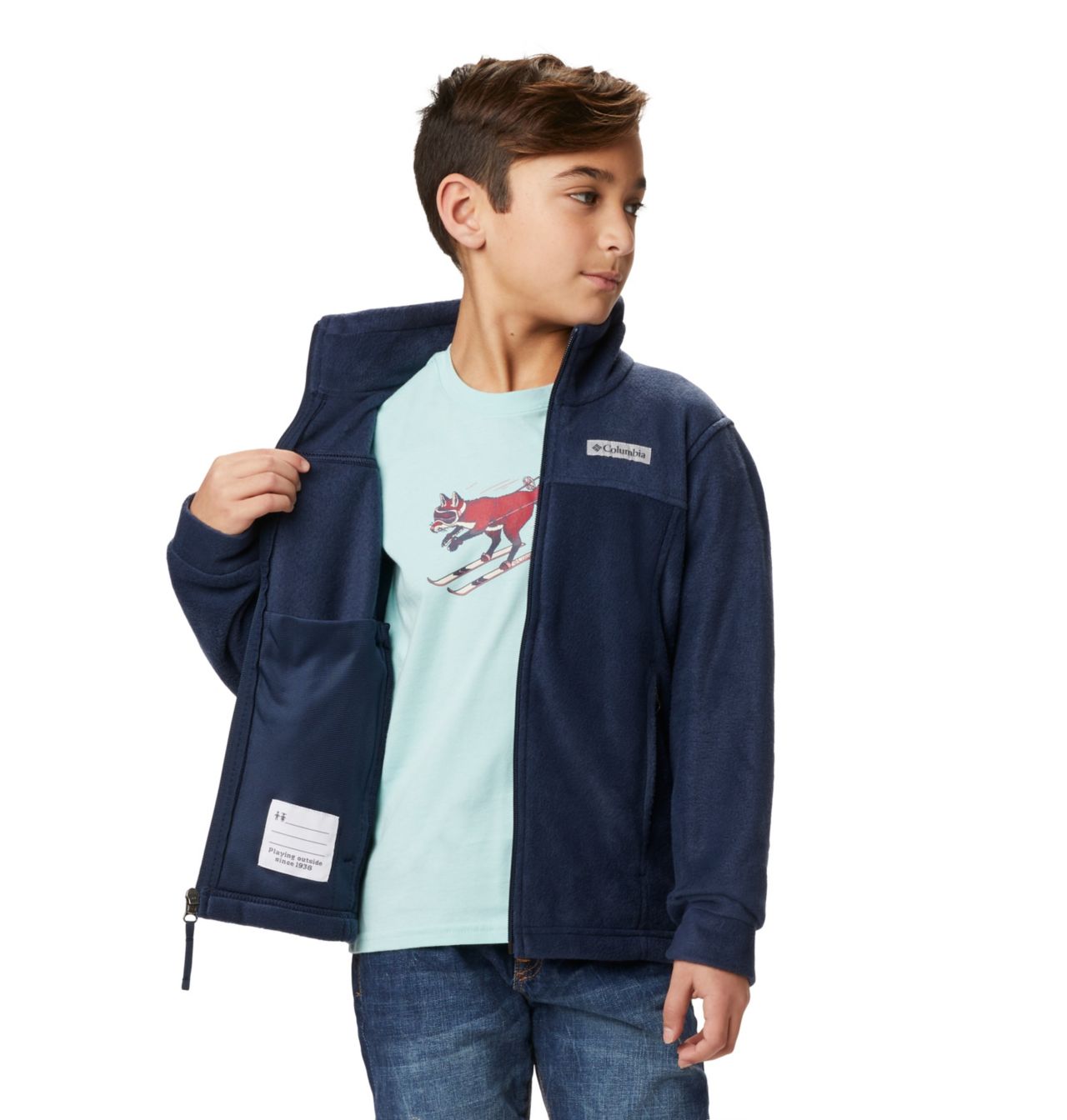 Boys' Steens Mountain™ II Fleece Jacket | 464 | XL 6